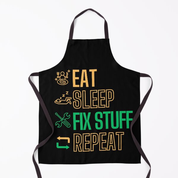 Item preview, Eat Sleep Fix Stuff Repeat : Perfect Gift for Handy People designed and sold by Blendfactor.