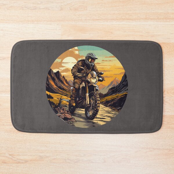 Item preview, Adventure Rider in the Rockies on a Enduro Dirt Bike Moto Cross Style designed and sold by meganohm.
