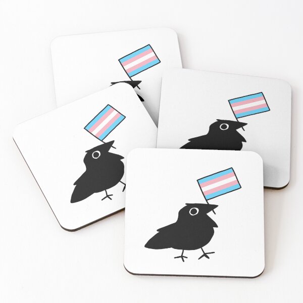 Item preview, Pride Crow - trans flag designed and sold by vainex6.