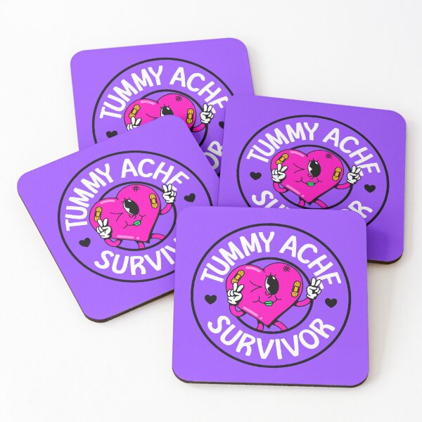 Item preview, Tummy Ache survivor - Cute Heart - IBS / Crohn's Awareness designed and sold by Picket Club.