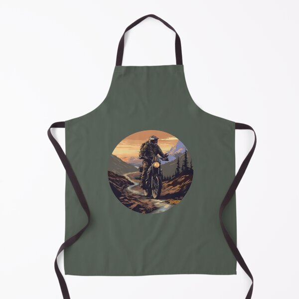 Item preview, Motocross Dirt Biker on a Mountain Adventure Trail designed and sold by meganohm.