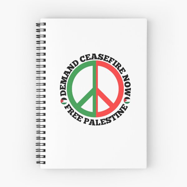 Item preview, Demand Ceasefire Now - Free Palestine with Peace Sign designed and sold by EspyDesignCo.