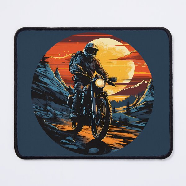 Item preview, Moonlit Mountain Motocross Dirtbike Adventure Enduro designed and sold by meganohm.