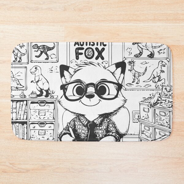 Item preview, I'm a happy nerdy  autistic fox designed and sold by ndmedia.