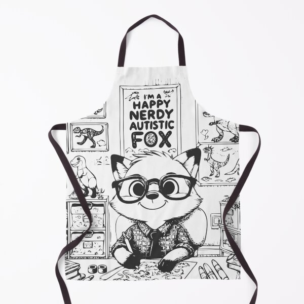 Item preview, I'm a happy nerdy  autistic fox designed and sold by ndmedia.