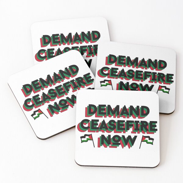 Item preview, Demand Ceasefire Now - Free Palestine with Palestinian Flag designed and sold by EspyDesignCo.