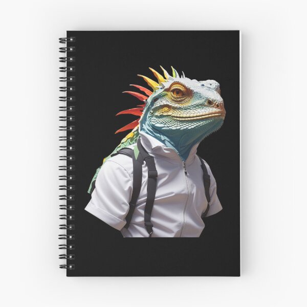 Item preview, IguanaHuman a freak animal rare decoration to decorate your place in adhesive paper designed and sold by Carlos Gudino.