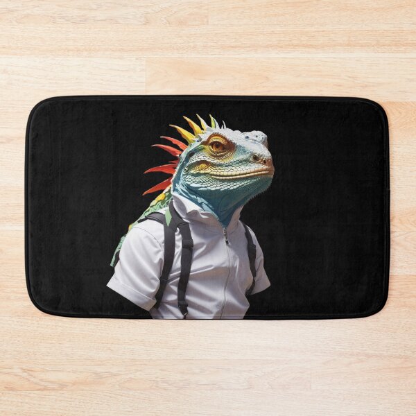 Item preview, IguanaHuman a freak animal rare decoration to decorate your place in adhesive paper designed and sold by Carlos Gudino.