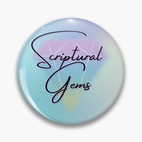 Item preview, JW, Scriptural Gems Holographic Blue and Purple designed and sold by GiftableGems.