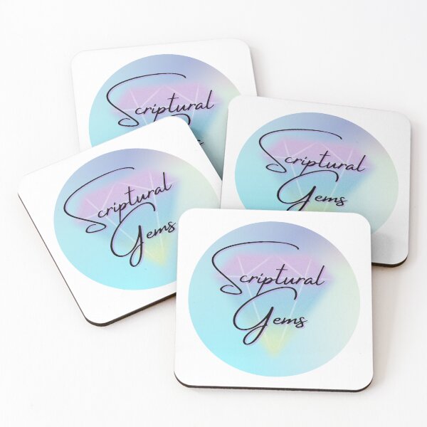 Item preview, JW, Scriptural Gems Holographic Blue and Purple designed and sold by GiftableGems.