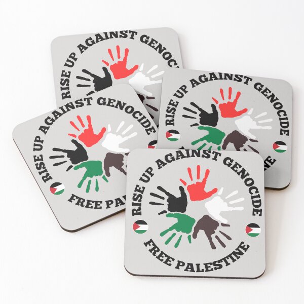 Item preview, Rise up Against Genocide - Free Palestine with Peace Sign designed and sold by EspyDesignCo.