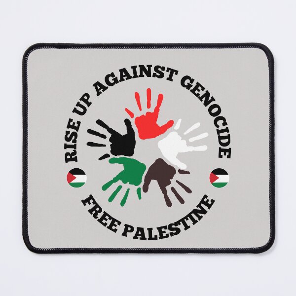 Item preview, Rise up Against Genocide - Free Palestine with Peace Sign designed and sold by EspyDesignCo.