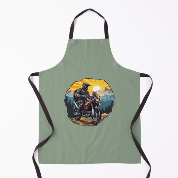 Item preview, Sunrise Cruiser Orange Dirtbike Motocross Enduro Illustration  designed and sold by meganohm.