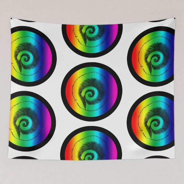 Item preview, Rainbow Spiral Fox designed and sold by EvanderLFragoso.
