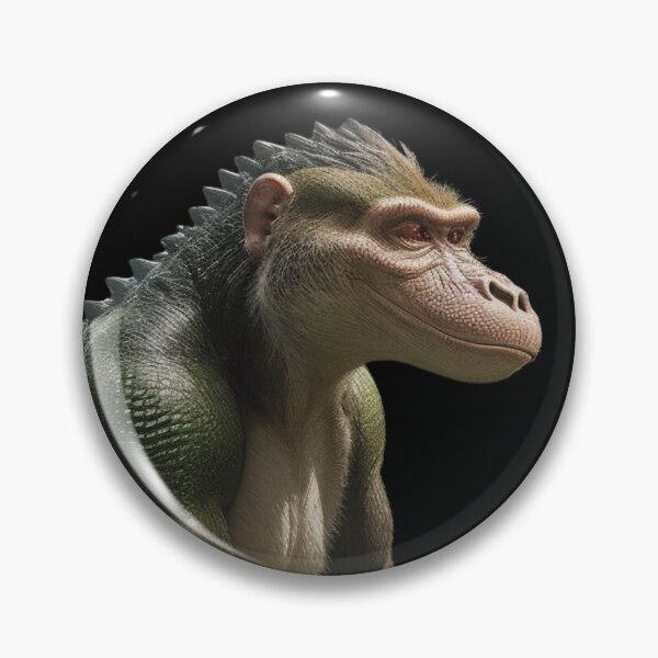 Item preview, Crocomonkey a freak animal rare decoration to decorate your place in adhesive paper designed and sold by Carlos Gudino.
