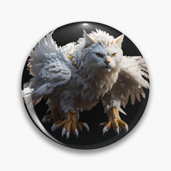 Item preview, EagleCat a freak animal rare decoration to decorate your place in adhesive paper designed and sold by Carlos Gudino.