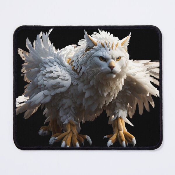 Item preview, EagleCat a freak animal rare decoration to decorate your place in adhesive paper designed and sold by Carlos Gudino.