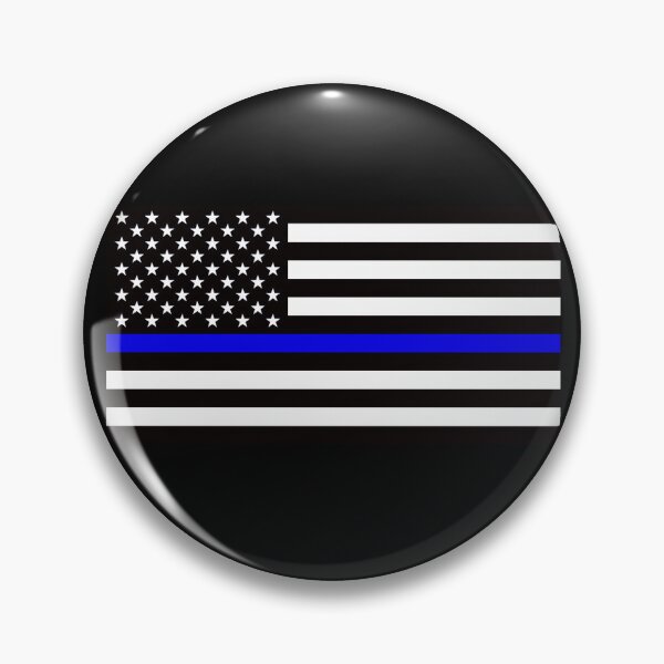 Item preview, Thin Blue Line Flag designed and sold by anathemawrath.