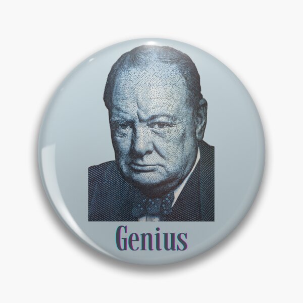 Item preview, Winston Churchill Genius designed and sold by Neeshki.