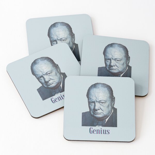 Item preview, Winston Churchill Genius designed and sold by Neeshki.