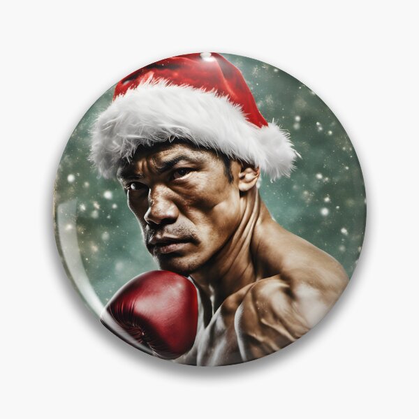 Item preview, Thai Boxing on Christmas Day designed and sold by AsianStyle2020.