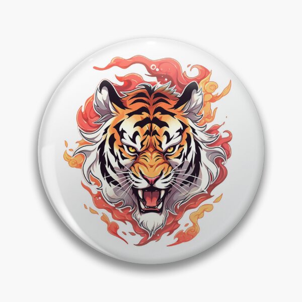 Aperçu de l'œuvre Savage Serenade : Le rugissement du tigre 03 créée et vendue par ColorCrafters.