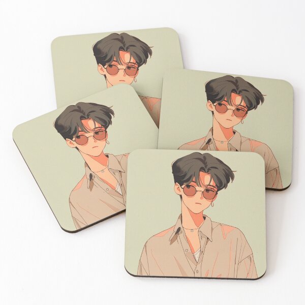 Aperçu de l'œuvre Style Anime Boy utilisant des lunettes créée et vendue par MantixD.