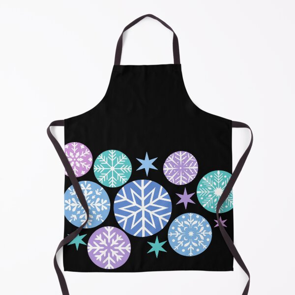 Item preview, Christmas Snowflakes in Shades of Blue and Purple designed and sold by JoniandCo.