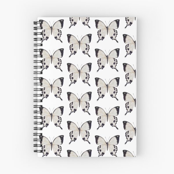 Aperçu de l'œuvre papillon noir et blanc créée et vendue par Silly Stickers Etc..