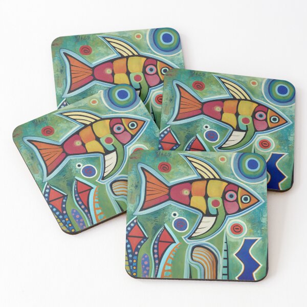 Item preview, Fishy Echoes Inspired by Around the Fish Paul Klee designed and sold by Tamas Das.