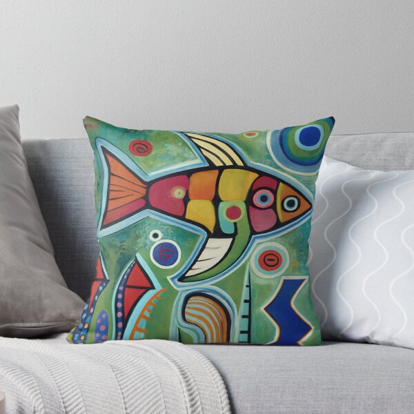 Artikelvorschau, Fishy Echoes, inspiriert von Around the Fish Paul Klee entworfen und verkauft von Tamas Das.