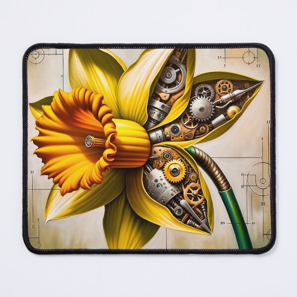 Item preview, Steampunk Yellow Daffodil designed and sold by NovosArt.