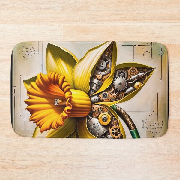 Item preview, Steampunk Yellow Daffodil designed and sold by NovosArt.