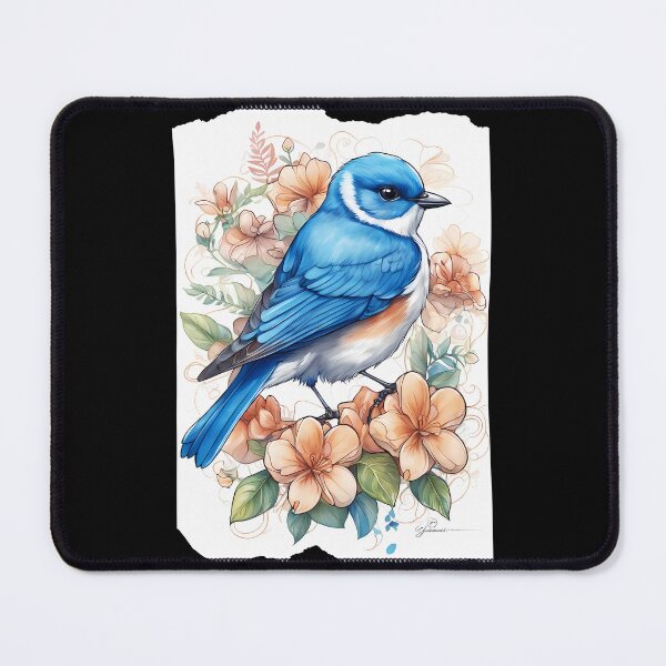 Item preview, Bluebird in Watercolor designed and sold by Mechanical-Artt.