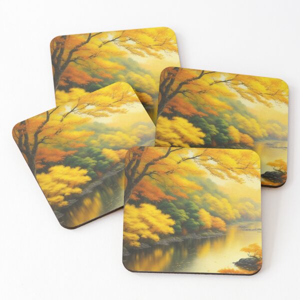 Item preview, Nature Landscape autumn thrown leaves  designed and sold by chigara.