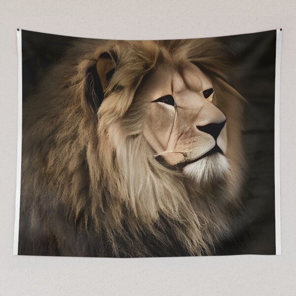 Item preview, Graceful Lion Majesty: Wear the Pride, Adorn the Roar! designed and sold by nadeem4design.