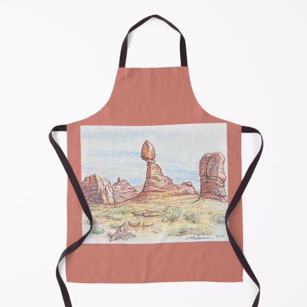 Item preview, Balancing Rock ink & watercolor designed and sold by Gale Whitman Studio.