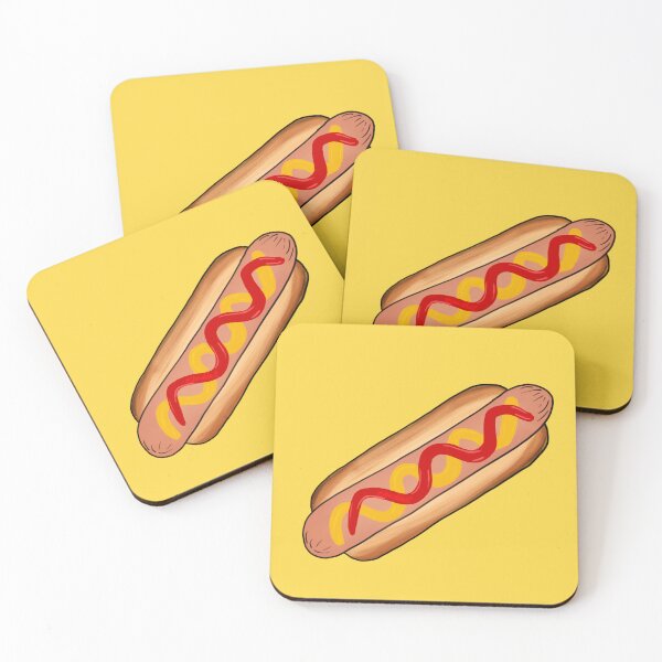 Item preview, Hot Dog (Mustard) designed and sold by Art by Jessica Beroldi.