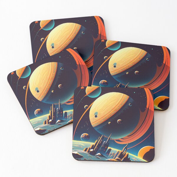 Item preview, Retro Planets designed and sold by Abralacazamra.