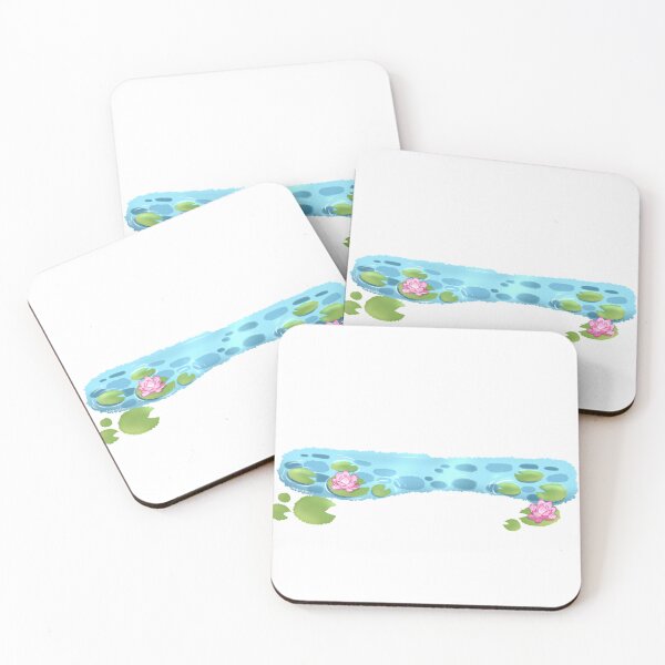 Item preview, Pink Lotus and leaves with water designed and sold by LimaMaten11.