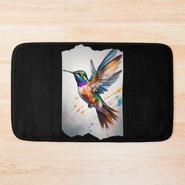 Item preview, Watercolor Hummingbird Art designed and sold by Mechanical-Artt.
