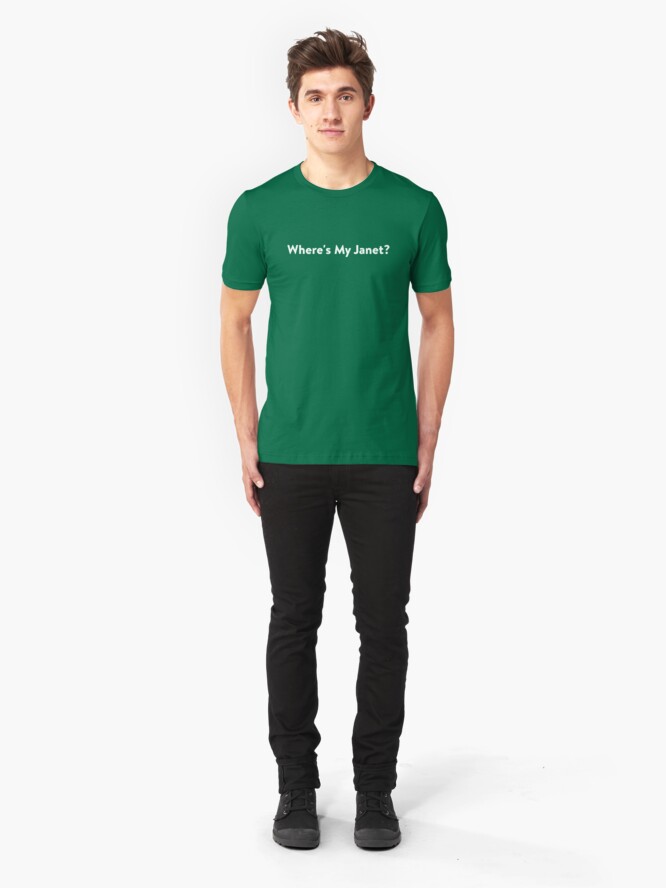 Alternate view of We all need a Janet Slim Fit T-Shirt