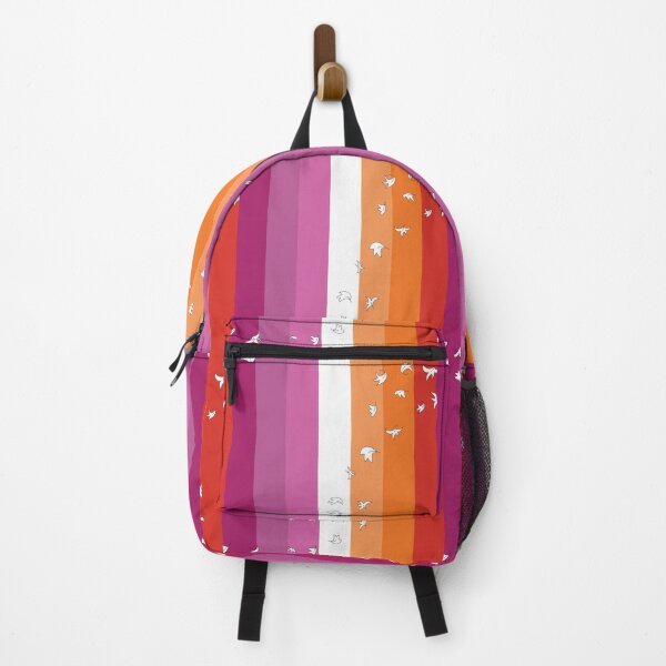 Vista previa del artículo con la obra «Heartstopper deja la bandera del orgullo lésbico», diseñado y vendido por itsgoodjunk.