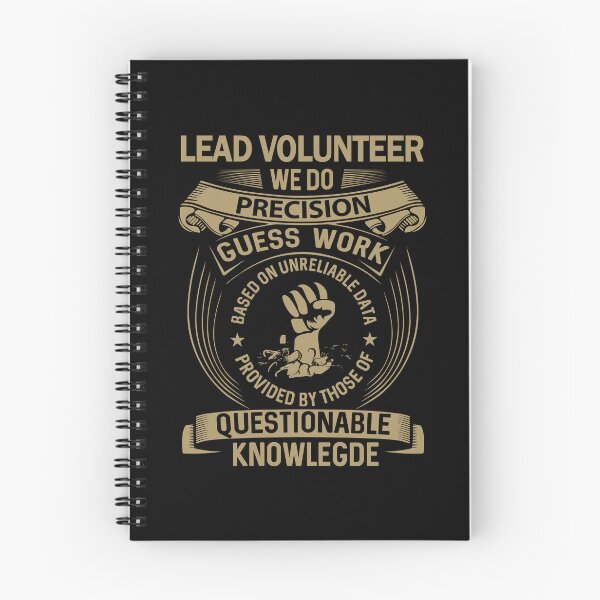 Item preview, Lead Volunteer designed and sold by MiraclePitts.