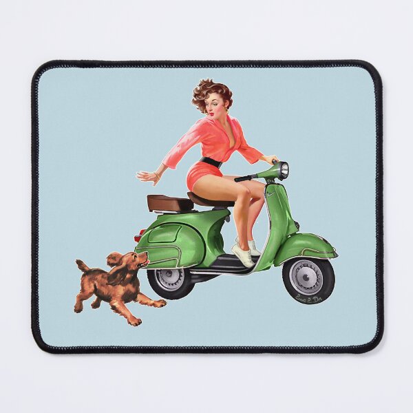 Item preview, Scooter Girl Chased By Dog designed and sold by EvTheOne.