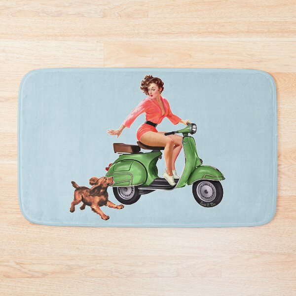 Item preview, Scooter Girl Chased By Dog designed and sold by EvTheOne.