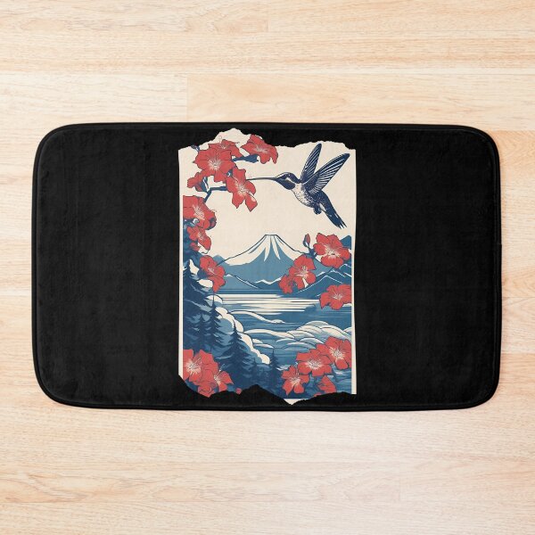 Item preview, Antique Japanese Hummingbird Print designed and sold by Mechanical-Artt.