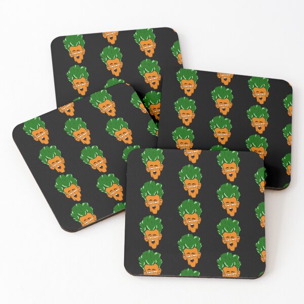 Item preview, Carrot Head Laser Eyes Sticker and Shirt Design by Zeesdesign on Redbubble designed and sold by ZEESDESIGN.