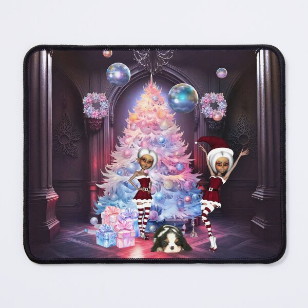 Item preview, Cute little elves celebrate the christmas time designed and sold by nicky2342.