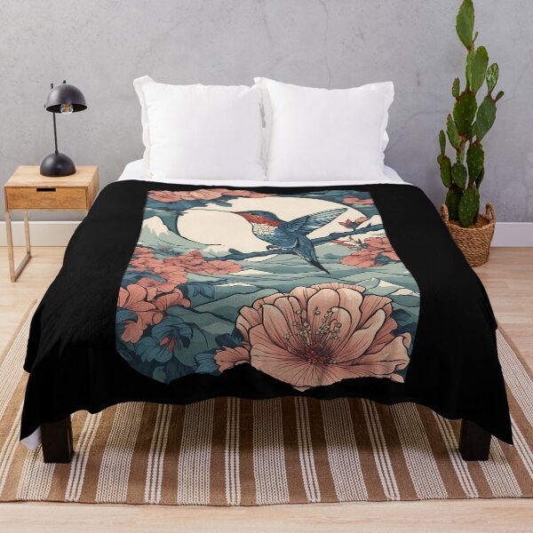 Item preview, Japanese Hummingbird in Retro Style designed and sold by Mechanical-Artt.